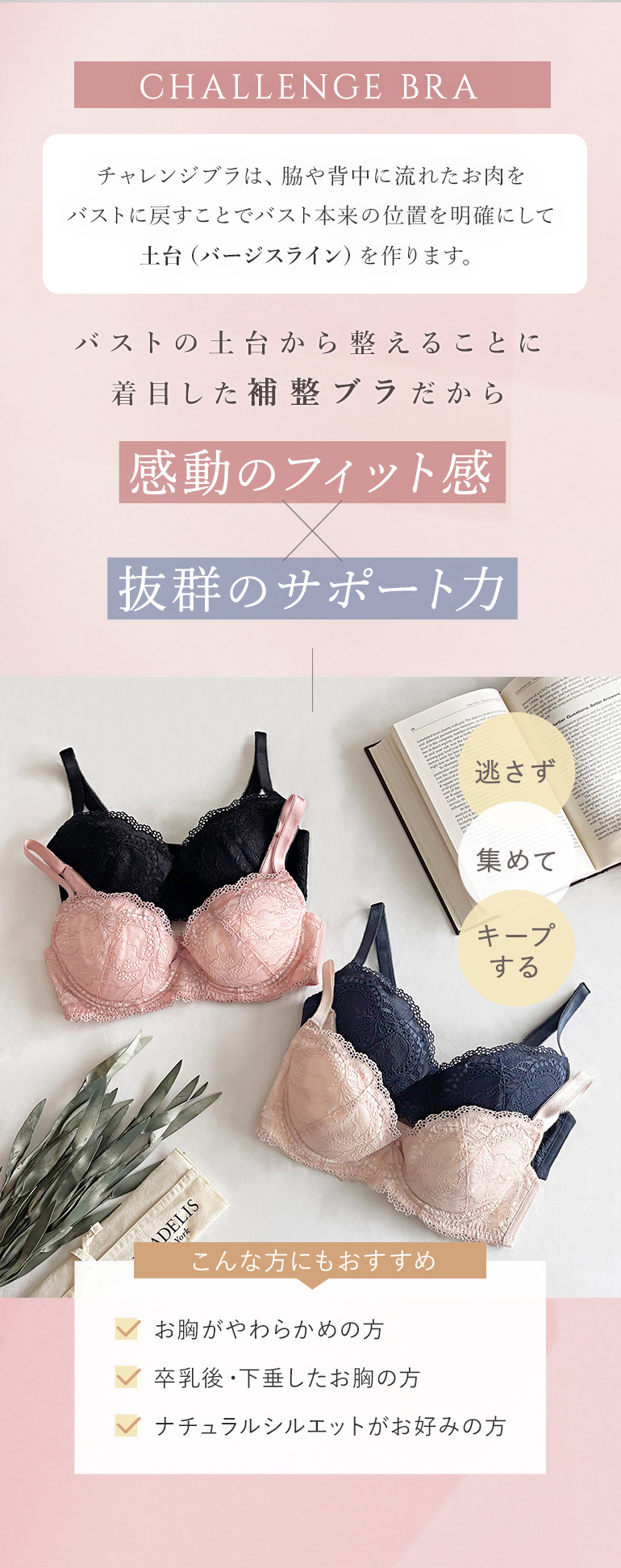 オンラインストア限定】ブラデリス チャレンジブラ (ステップ1