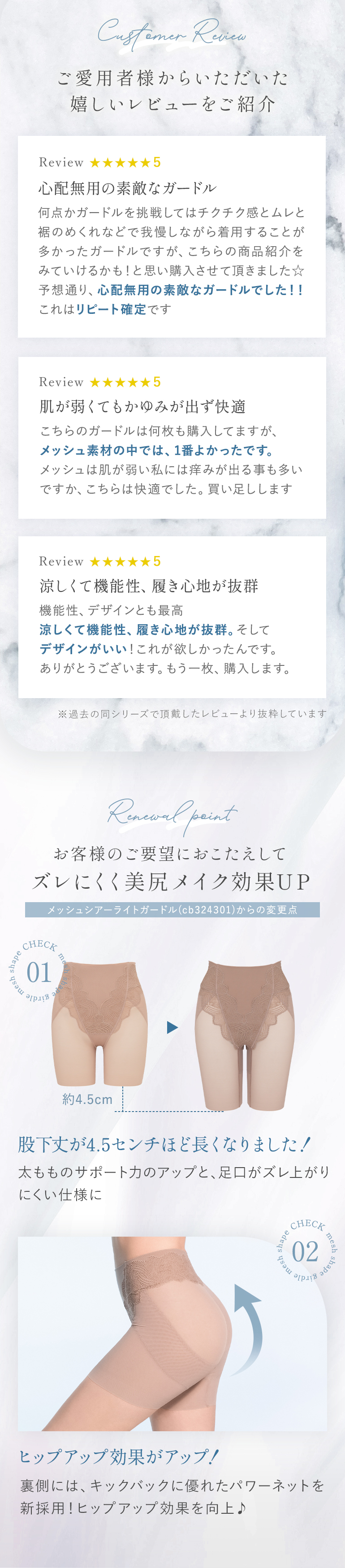 はくだけでボディラインをすっきり整えてくれる！