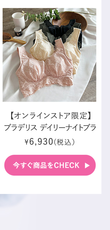【オンラインストア限定】ブラデリス デイリーナイトブラご購入はこちら