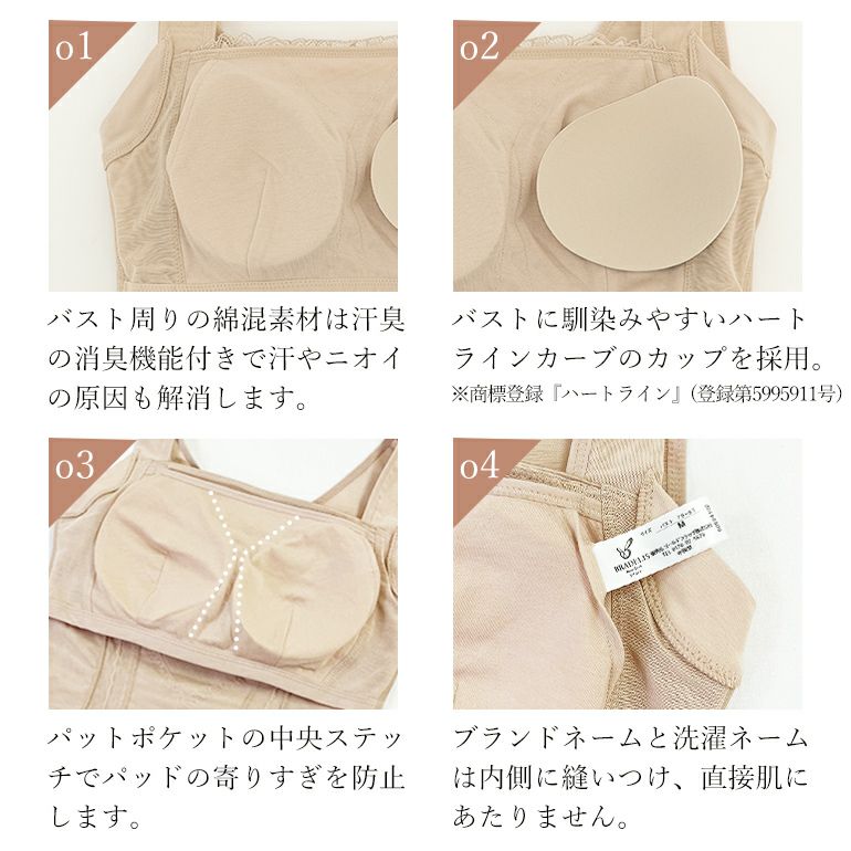 【のりちゃん】ブラデリス レーシー バストアップ シェイパー ２セット のりちゃん様専用】ブラデリス レーシー バストアップ